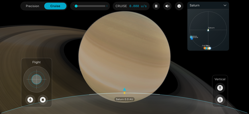 Solar Explorer focused on Saturn and its rings